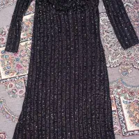 پیراهن مشکی کار شده