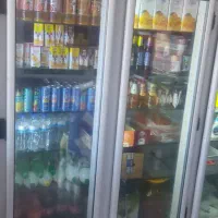یخچال سه درب سوپر مارکت فروشی خود سوپرمارکت میفروش