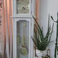 ساعت ایستاده تمام چوب