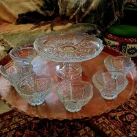 ۴۵ تکه ظرف بلور پذیرایی