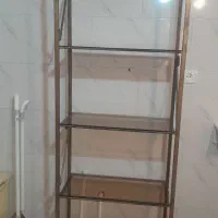 استند فلزی رنگ کوره ای مناسب مغازه دو عدد