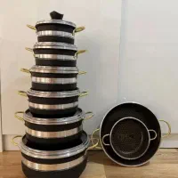 دو دست قابلمه ۱۴ و ۷ پارچه