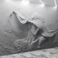 نصب انواع کاغذ دیواری و پوسترهای سه بعدی