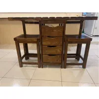 میز و صندلی نارخوری چوبی