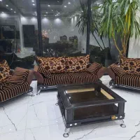 مبل راحتی چوب دار