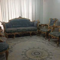 مبل ۹ نفره استیل به همراه سه میز