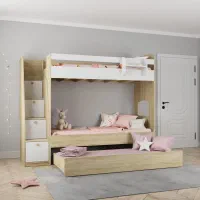 تخت دوطبقه یا کشو یا تخت میهمان چک صیادی