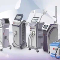 لیزر روشن کننده نواحی تیره و جوش بدن توسط پزشک