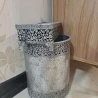 سطل آشغال و جا دستمال کاغذی