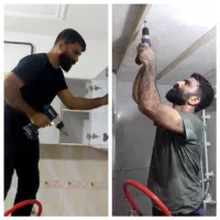 نصاب تعمیر نجار سقف کاذب پرسیانا کابینت درب  دریل