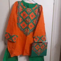 ست شومیز شلوار وکیف لینن نو وآکبند