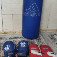کیسه بوکس+لوازم کامل