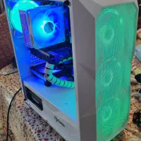 کیس گیمینگ اکواریومی i5 12400  RX580   ram8