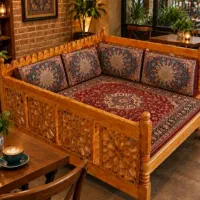پشتی ومتکا وتشکچه برای تخت سنتی