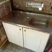 سینک و کابینت فلزی