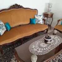 سرویس مبلمان و ناهار خوری چوب گردو