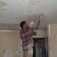 گچ کاری وگچ وخاک ساختمان ولکه گیری