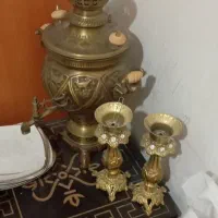 سماور و جا شمعی
