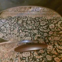 اینه بیضی تمام چوب ۵۰ ساله