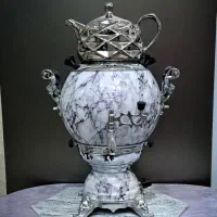 سماور گازی ۶ لیتری طرح سنگی