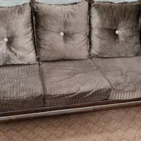 مبل راحتی ۷ نفره با جلو مبلی ست