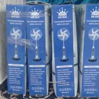 پنکه مالزی  شارژی ایستاده دوکاره  اصلی  چراغ دار