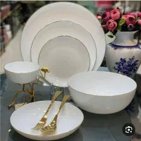 سرویس غذا خوری لب طلا قیمت هر سرویس 3800