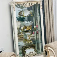 بوفه با رنگ چوب کرم