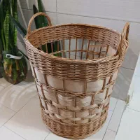 ۲ عدد سبد حصیری بزرگ