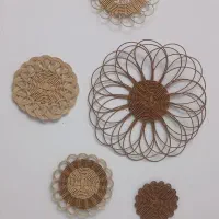 دیوارکوب حصیری