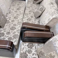 مبل مبلمان 8نفری  بسیار زیبا وتمیز وتخت شو