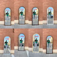 نظم دهنده قابMDF شلف آینه قدی ۱۶۰×۶۰ با روکش کم جا