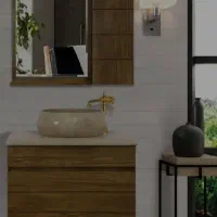 روشویی سنگی کابین دار