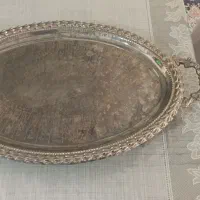 سینی استیل پایه دار