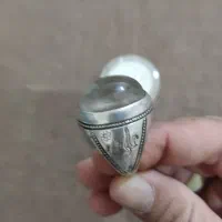 انگشتر نقره لاجوردی