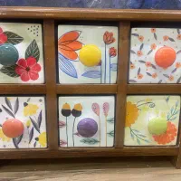 جا ادویه ای چوب و سرامیک