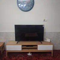 میز تلویزیون چوب راش در حد نو