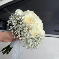 دسته گل عروس،ماشین عروس ،باکس گل