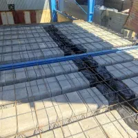 سقف زن،شناژ بندی اسکلت بنایی