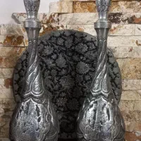 جام مسی سینی تنگ دیوارکوب قلمکاری