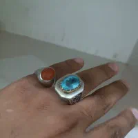 دو تا انگشتر نقره