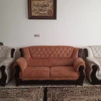 مبل ۷ نفره بسار زیبا چوب راش