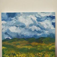 تابلوی رنگ روغن روی بوم ۳۰ در۳۰