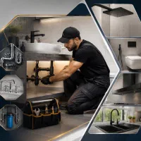 نصب شیرآلات روشویی توالت فرنگی فلاشتانک جکوزی و ..