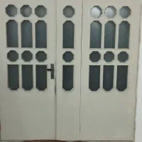 درچوبی + چارچوب آهنی