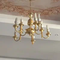 لوستر برنج با آبکاری طلا