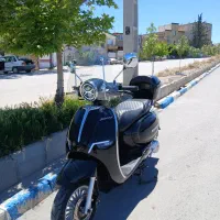موتور وسپا کاوان اس کم کارکرد سالم و تمیز