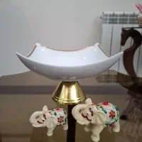 مجسمه فیل قدیمی تعدادی کریستال خارجی