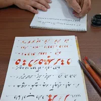 آموزش خصوصی خط تحریری/ خط باخودکار/ خطاطی باقلم نی