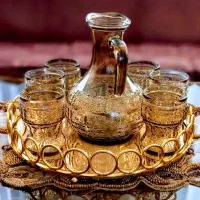 سرویس پارچ و لیوان ایتالیایی آنتیک